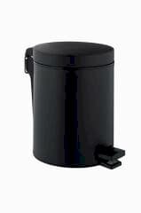 Base 300 A4414936 Çöp Kovası, 5 Litre, Mat Siyah