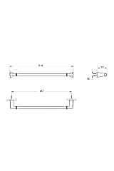 Base 800 A44083 Uzun Havluluk, Krom