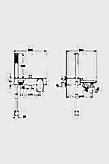 Vitra Memoria A42334 Banyo Bataryası El Duşlu Krom