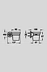 Juno Classic A44419 Diş Fırçalığı Krom